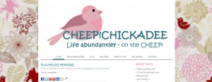 Screenshot of Cheep Chickadee website